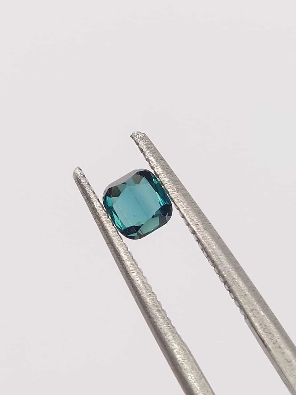 0.35ct Natural Indicolite Tourmaline Cushion Cut Loose Gemstone from Afghanistan — view 1